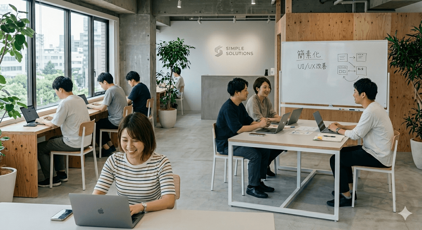 カンタンに。シンプルに。